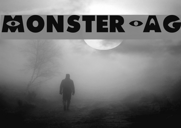 Monster-AG Font examples
