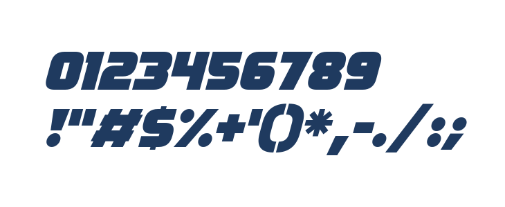 Monster Bites Italic Other Characters