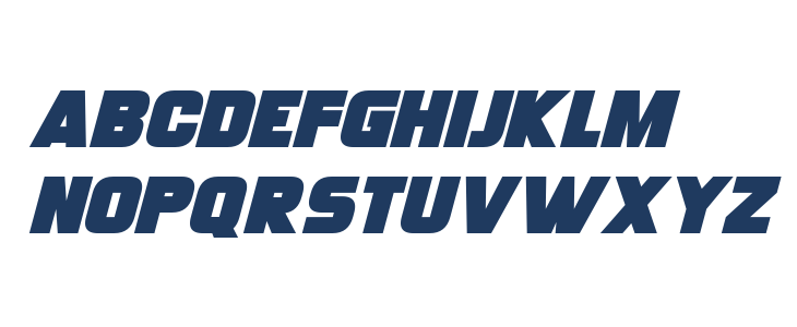 Monster Bites Italic Lowercase