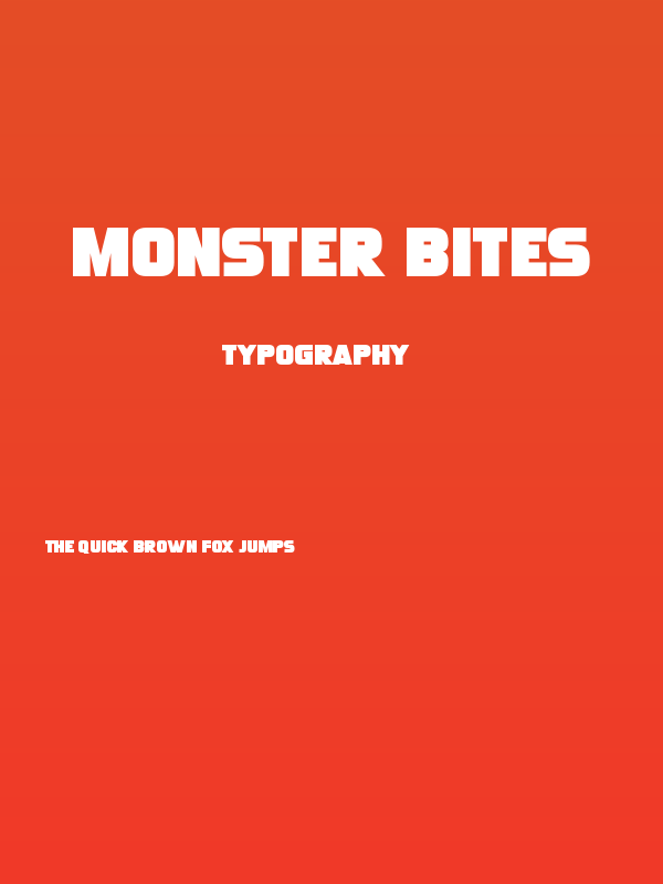 Monster Bites Poster