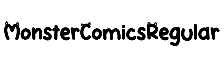 Monster Comics Regular  Descarca Fonturi Gratis