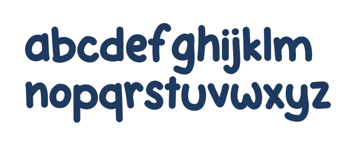 Monster Comics Regular Lowercase