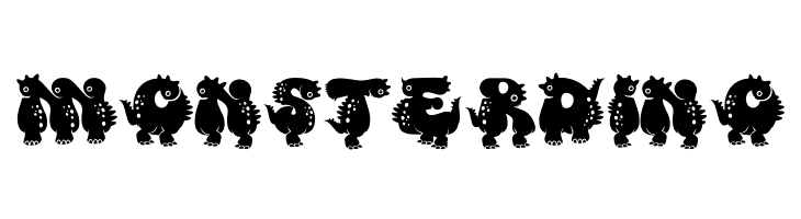 Monster DIno  Free Fonts Download