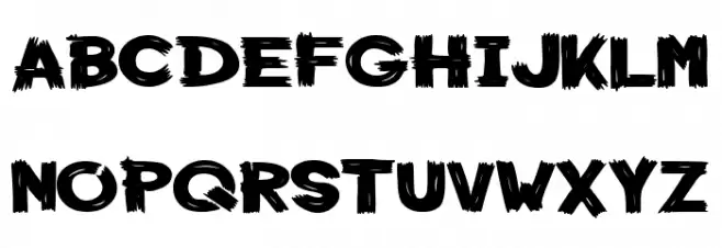 Monster Enterprise फ़ॉन्ट अपरकेस