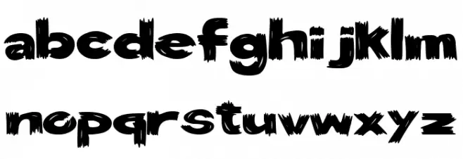 Monster Enterprise फ़ॉन्ट लोअरकेस