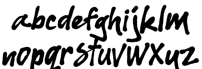 Monster Game Font LOWERCASE