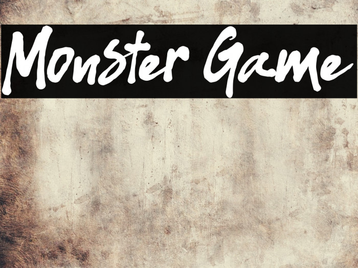 Monster Game Example 2