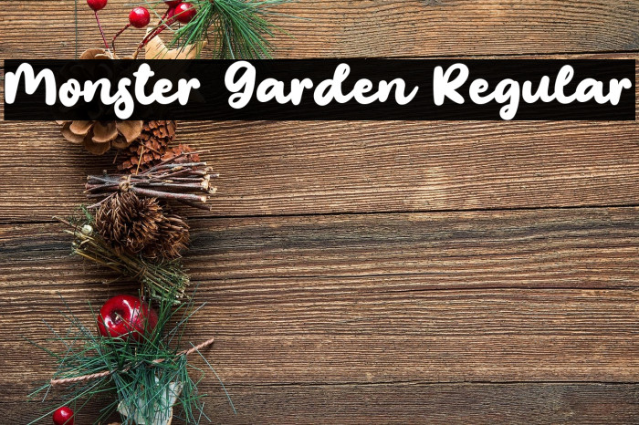 Monster Garden Regular Example 1