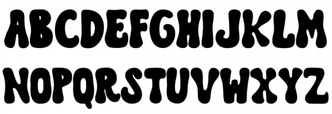Monster Halloween Font UPPERCASE