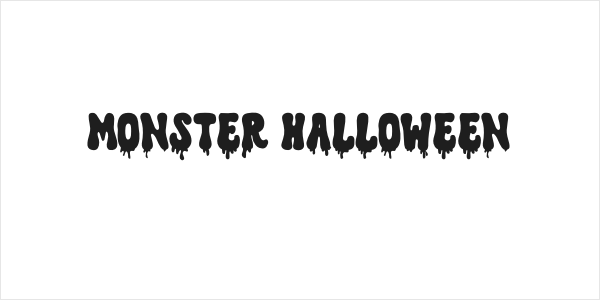 Monster Halloween Logo
