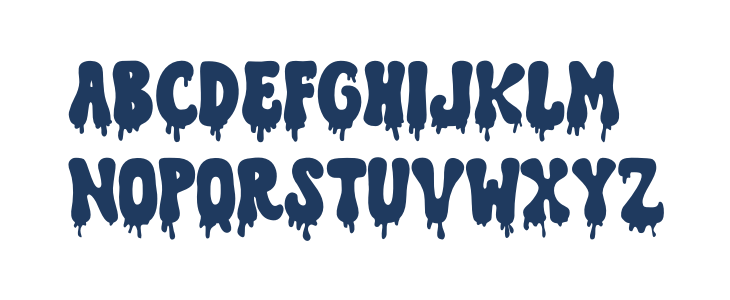 Monster Halloween Lowercase