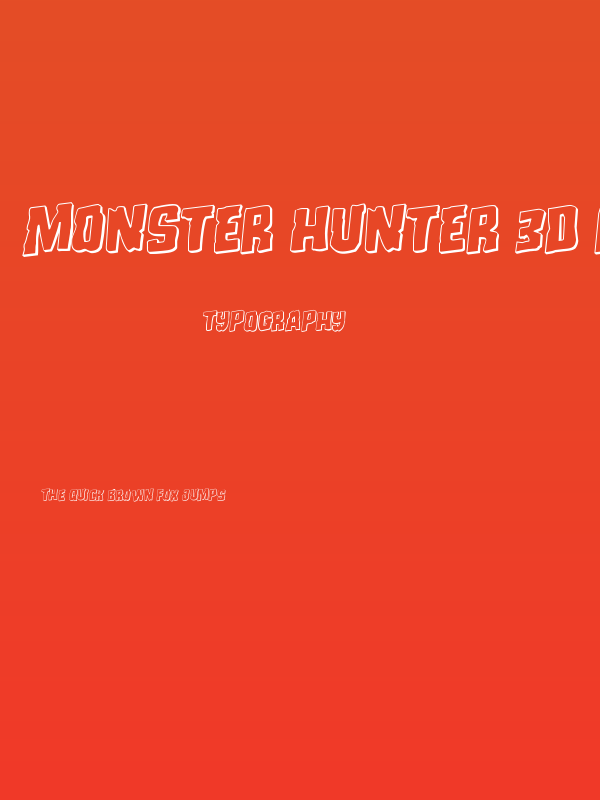Monster Hunter 3D Rotalic Poster