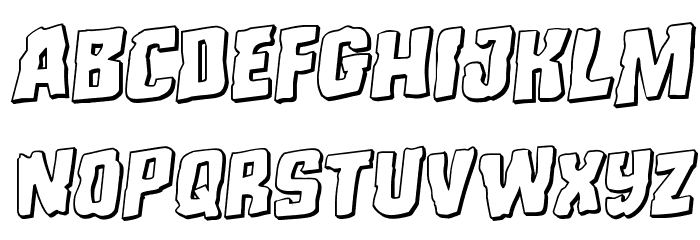 Monster Hunter 3D Rotalic Font LOWERCASE