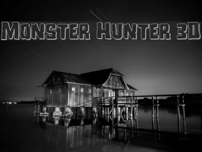 Monster Hunter 3D Font examples