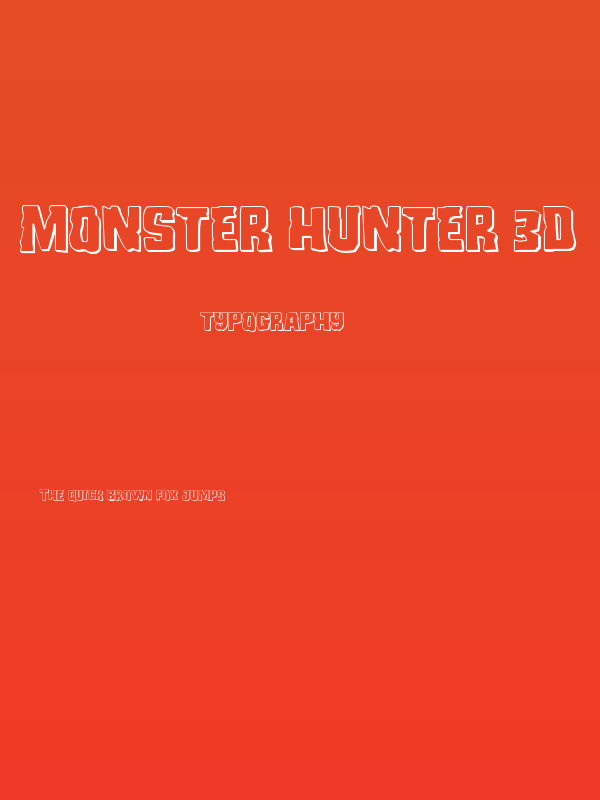 Monster Hunter 3D Poster