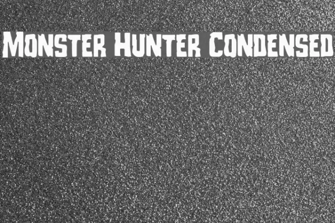 Monster Hunter Condensed Example 2