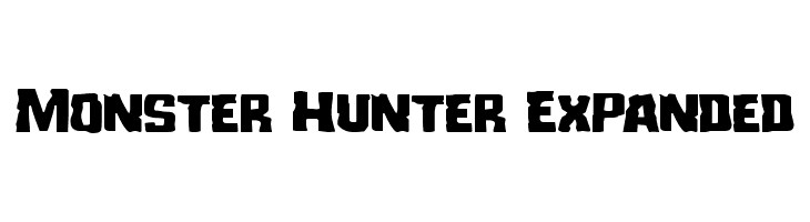 Monster Hunter Expanded  Descarca Fonturi Gratis
