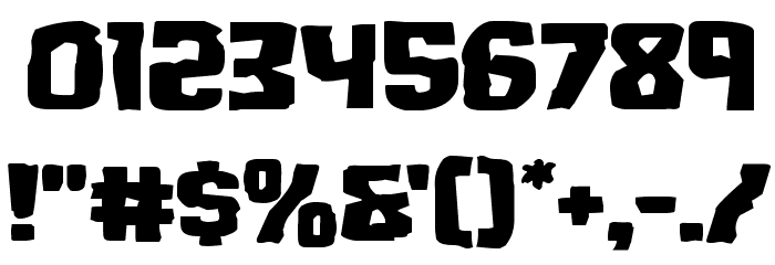Monster Hunter Expanded Font OTHER CHARS