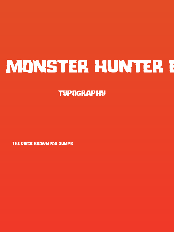 Monster Hunter Expanded Poster