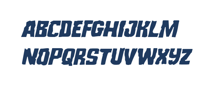 Monster Hunter Italic Lowercase