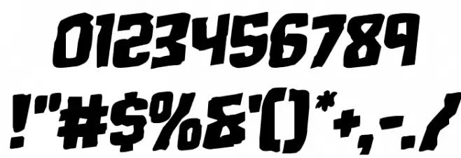 Monster Hunter Rotalic Font OTHER CHARS