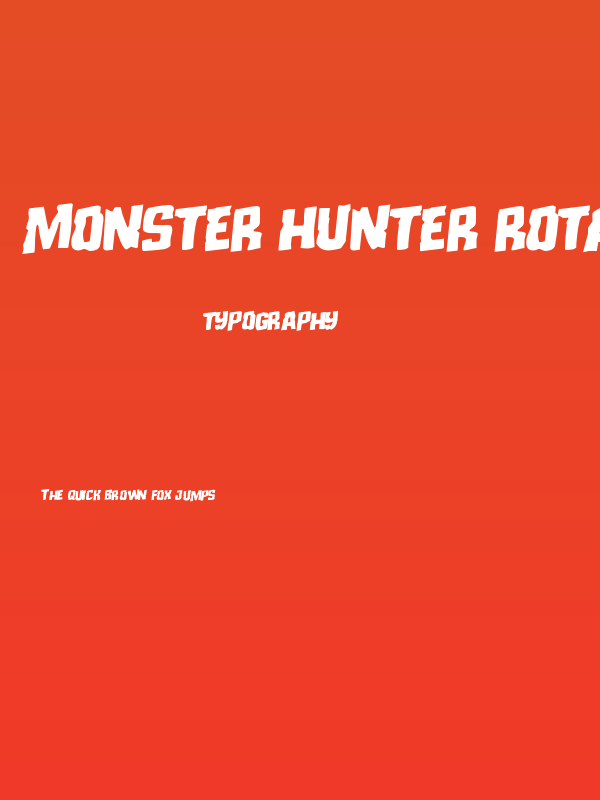 Monster Hunter Rotalic Poster