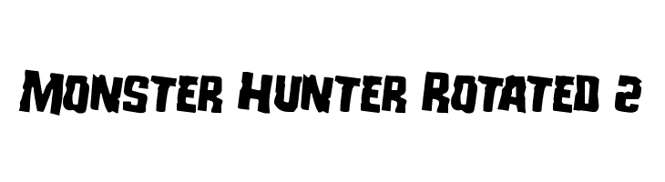 Monster Hunter Rotated 2  baixar fontes gratis