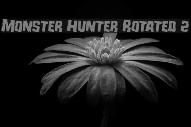 Monster Hunter Rotated 2 Font examples