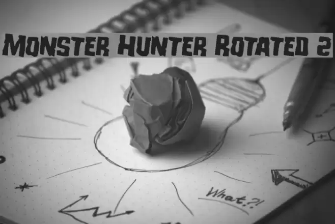 Monster Hunter Rotated 2 Font examples