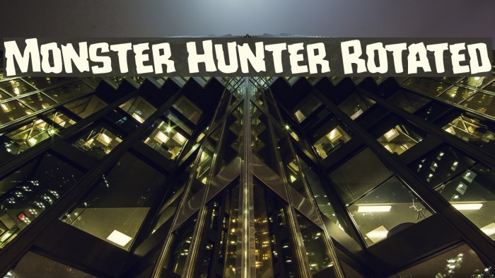 Monster Hunter Rotated Example 1