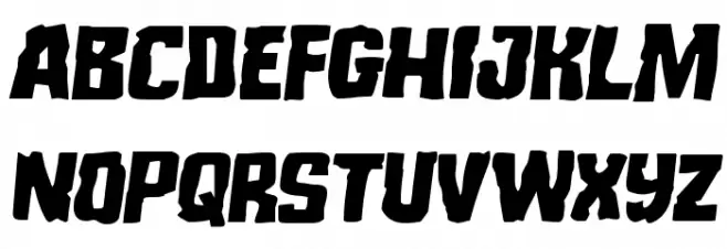 Monster Hunter Semi-Italic Fonte MAIÚSCULAS
