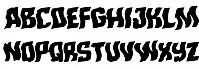 Monster Hunter Warped Rotalic Schriftart Groß