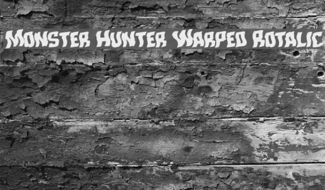 Monster Hunter Warped Rotalic Example 1
