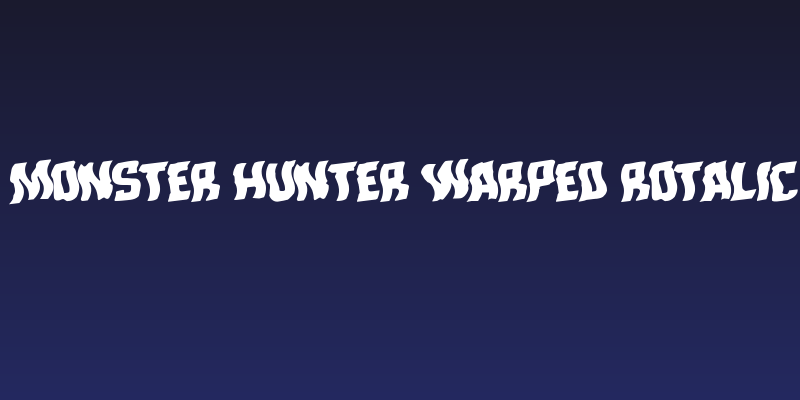 Monster Hunter Warped Rotalic Social Header