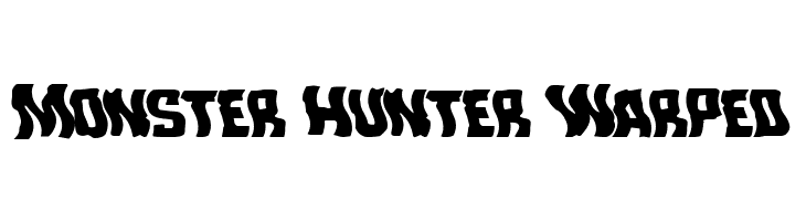 Monster Hunter Warped  لخطوط تنزيل