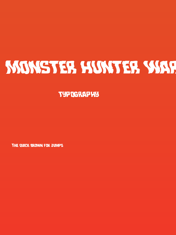 Monster Hunter Warped Poster