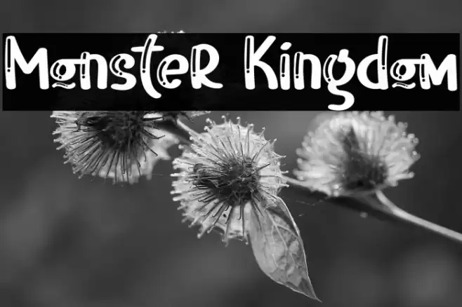 Monster Kingdom Font examples