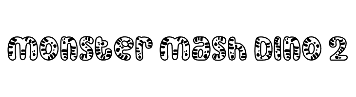 Monster Mash Dino 2  免费字体下载