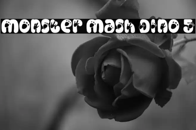 Monster Mash Dino 5 Caratteri examples
