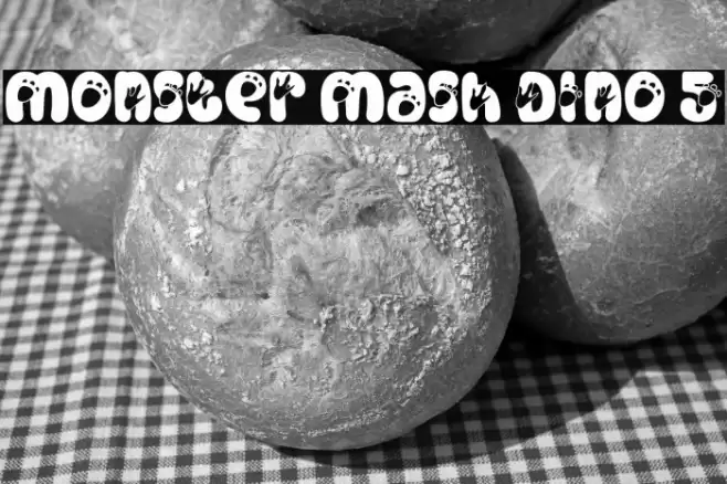 Monster Mash Dino 5 Caratteri examples