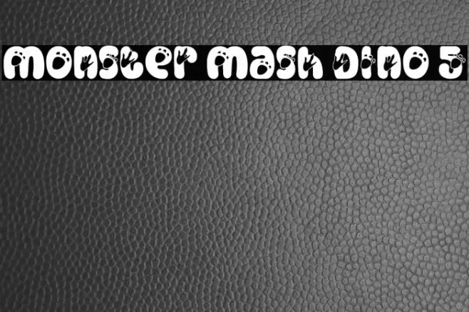 Monster Mash Dino 5 Caratteri examples