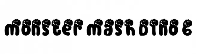 Monster Mash Dino 6  les polices de caractères gratuit tlcharger