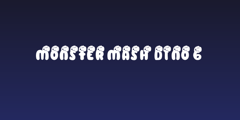 Monster Mash Dino 6 Social Header