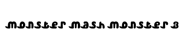 Monster Mash Monster 3  لخطوط تنزيل