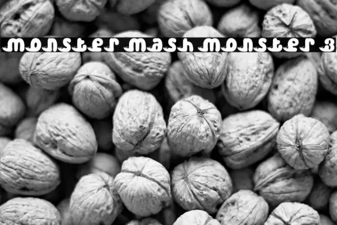 Monster Mash Monster 3 Caratteri examples