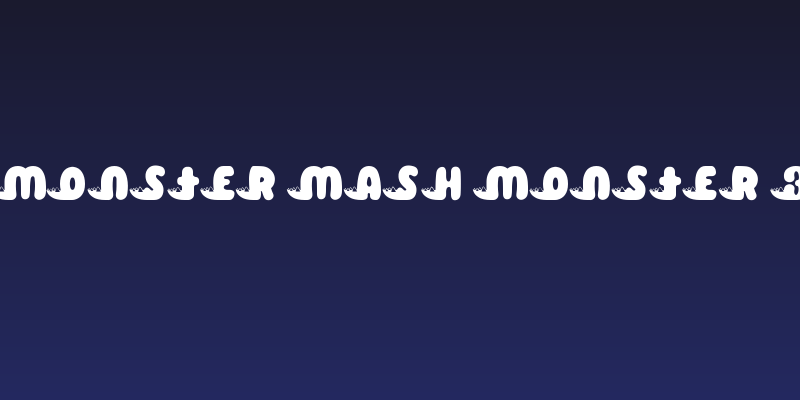 Monster Mash Monster 3 Social Header