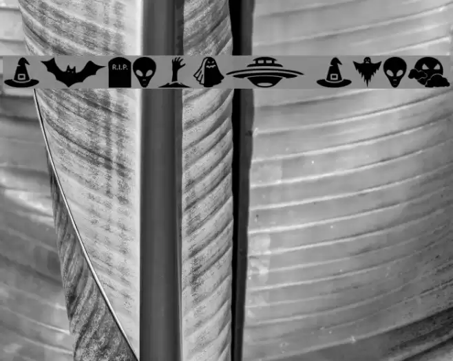 Monster Mash Font examples