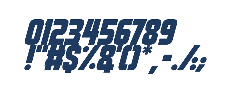 Monster Mech Italic Other Characters