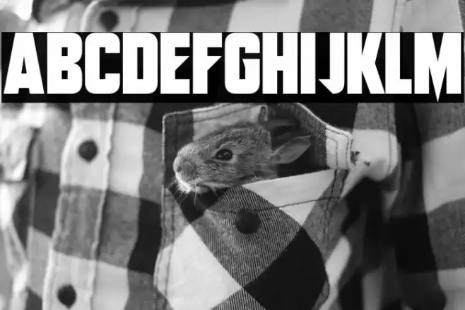 Monster Mech Font examples