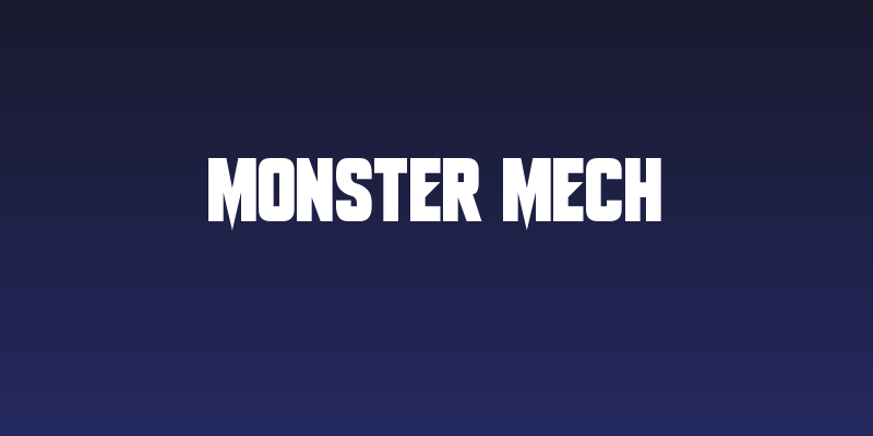 Monster Mech Social Header